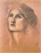 Burne-Jones, Sir Edward Coley Young Woman oil on canvas